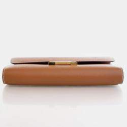 مملوكة مسبقًا Hermes Gold Epsom Constance To Go Wallet