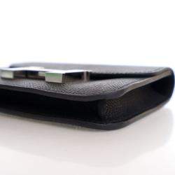 مملوكة مسبقًا Hermes Noir Epsom Constance Slim Wallet