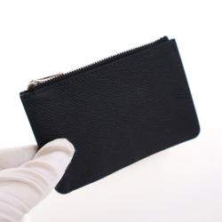 مملوكة مسبقًا Hermes Noir Epsom Constance Slim Wallet