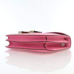 Pre Owned Hermes Bubblegum Epsom Mini Constance 18