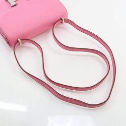 Pre Owned Hermes Bubblegum Epsom Mini Constance 18