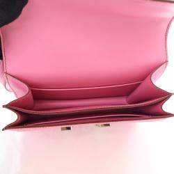 Pre Owned Hermes Bubblegum Epsom Mini Constance 18