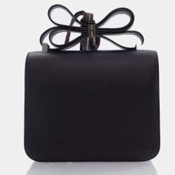 مملوكة مسبقًا حقيبة هيرمس كونستانس 24 سويفت نوار مرمر