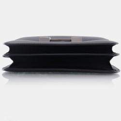 مملوكة مسبقًا حقيبة هيرمس كونستانس 24 سويفت نوار مرمر