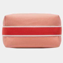 مملوكة مسبقًا Hermes Pink Small Canvas Bride A Brac Case
