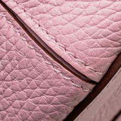 Pre Owned Hermes Pink Clemence and Swift In The Loop 18