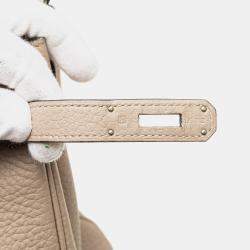 مملوكة مسبقًا حقيبة هيرمس بيركين ريتورن 30 بني جلد كليمنس