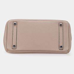 مملوكة مسبقًا حقيبة هيرمس بيركين ريتورن 30 بني جلد كليمنس