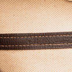 Pre Owned حقيبة هيرمس حديقة ملف 37 جلد الجاموس ولون بني قنب