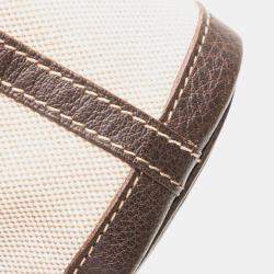 Pre Owned حقيبة هيرمس حديقة ملف 37 جلد الجاموس ولون بني قنب