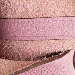 Pre Owned Hermes Picotin Lock 22 Pink Clemence Bag