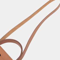 Pre Owned حقيبة هيرمس هيرباغ جلد فاكي هانتر تويل إتش بني أزرق 31 بسحاب