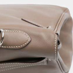 مملوكة مسبقًا Hermes Kelly II Retourne 35 Etoupe Swift Bag