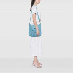 مملوكة مسبقًا Hermes Blue Clemence Evelyne III 33