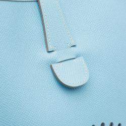 مملوكة مسبقًا Hermes Blue Clemence Evelyne III 33