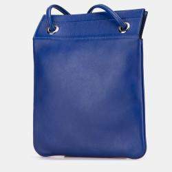 مملوكة مسبقًا Hermes Blue Mini Swift Aline Bag