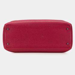 Pre Owned حقيبة هيرمس كيلي 40 روتورني توغو أحمر