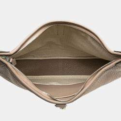 Pre Owned Hermes Trim II 38 Brown Clemence Bag