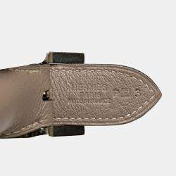Pre Owned Hermes Trim II 38 Brown Clemence Bag