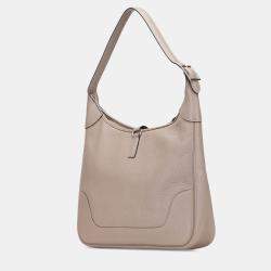 Pre Owned Hermes Trim II 38 Brown Clemence Bag