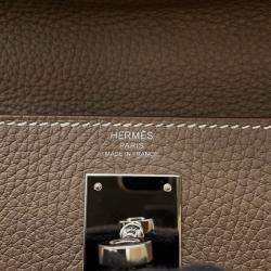 مملوكة مسبقًا Hermes Brown Togo Kelly II Retourne 25