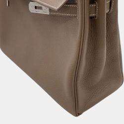 مملوكة مسبقًا Hermes Brown Togo Kelly II Retourne 25