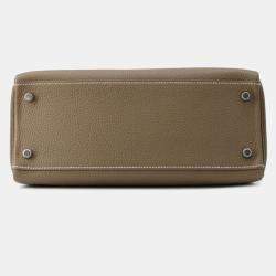 مملوكة مسبقًا Hermes Brown Togo Kelly II Retourne 25