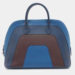 مملوكة مسبقًا Hermes Blue Epsom Rainbow Bolide 1923 30