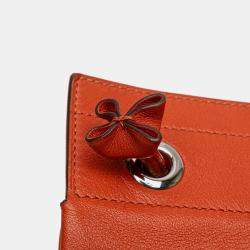 Pre Owned Hermes Orange Mini Swift Aline Bag