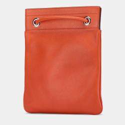 Pre Owned Hermes Orange Mini Swift Aline Bag