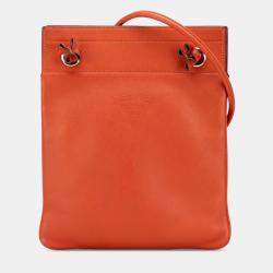 Pre Owned Hermes Orange Mini Swift Aline Bag