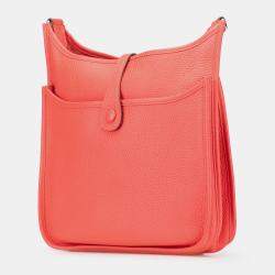 Pre Owned حقيبة هيرمس إيفلين كليمونس وردي 29