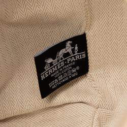 Pre Owned Hermes Brown Small Toile Bride A Brac Case