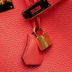 Pre Owned حقيبة هيرمس بيركين ريتورني 30 كليمنس وردي