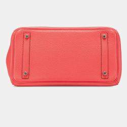 Pre Owned حقيبة هيرمس بيركين ريتورني 30 كليمنس وردي