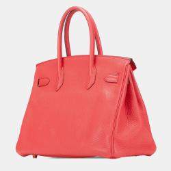 Pre Owned حقيبة هيرمس بيركين ريتورني 30 كليمنس وردي