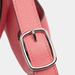 Pre Owned Hermes Pink Evercolor Trim Duo 24