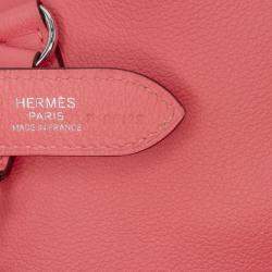 Pre Owned Hermes Pink Evercolor Trim Duo 24