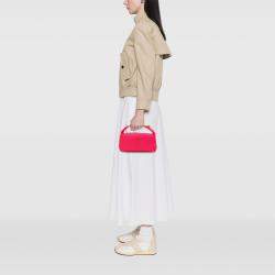 مملوكة مسبقًا Hermes Pink Large Toile Bride A Brac Case