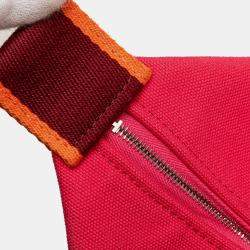 مملوكة مسبقًا Hermes Pink Large Toile Bride A Brac Case