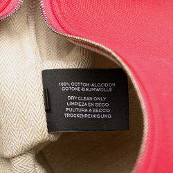مملوكة مسبقًا Hermes Pink Large Toile Bride A Brac Case