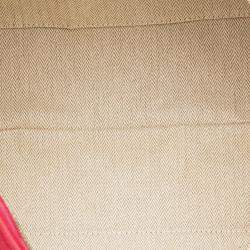 مملوكة مسبقًا Hermes Pink Large Toile Bride A Brac Case