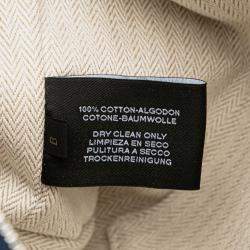 مملوكة مسبقًا Hermes Blue Green Small Toile Bride A Brac Case