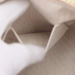 Pre Owned حافظة هيرميس برود أ براك أو كاري صوف برتقالي صغير