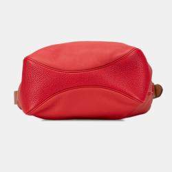 Pre Owned حقيبة هيرمس فيرفولت 24 جلد توريلون كليمونس وسويفت حمراء