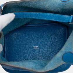 مملوكة مسبقًا Hermes Blue Clemence Picotin Lock 18