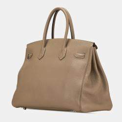 مملوكة مسبقًا حقيبة هيرمس بيركين ريتورن 35 توغو جريس تورتييريل