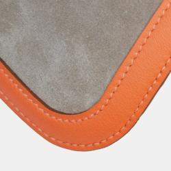 Pre Owned Hermes Gris Tourterelle and Crevette Doblis and Swift Constance 24