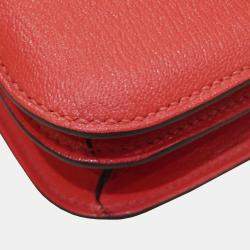 Pre Owned Hermes Constance 18 Red Mini Epsom 