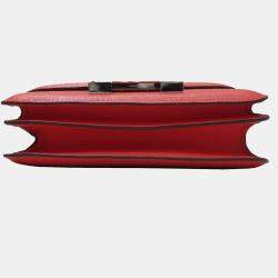 Pre Owned Hermes Constance 18 Red Mini Epsom 